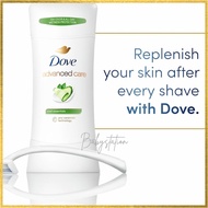 Dove Advanced Care Antiperspirant Deodorant Stick Cool Essentials helping skin barrier repair after 