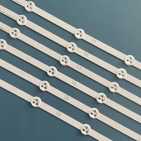 Kit 12 PCS LED Backlight Strip for LG 47LN 47LN5200 47LN5400-CN 47" ROW2.1 6916L-1174A 6916L-1175A 6