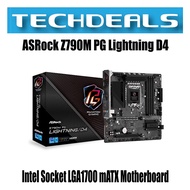 ASRock Z790M PG Lightning D4 Intel Socket LGA1700 mATX Motherboard