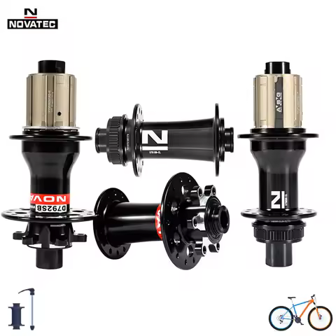 Novatec D791/792SB Road Bike Hubs 24/28/32H 8/9/10/11S HG Medium Lock/Six Spike Disc Brake Barrel Ax