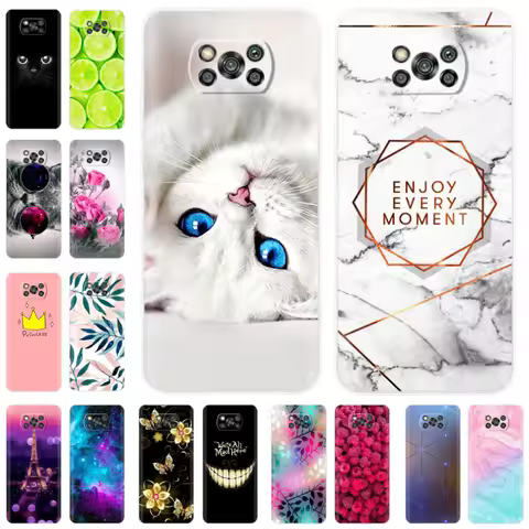 Silicon Case For Poco X3 Pro Cover Clear Soft TPU Bumper For Xiaomi Poco X3 NFC Phone Funda For Xiom