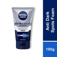 Nivea Men Extra Bright 10x Effect Brightening Foam 100g
