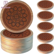 5 Pack Wood Coasters for Drinks Suitable for Kinds of Cups Wooden Table Drink Drinks Coasters for Co