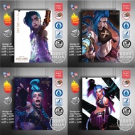 Arcane league of legends Poster Sticker Gaming Anime Poster Wall Poster Decor Wall art poster
