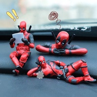 PVC Deadpool Xe mô hình Nội Thất vô lăng Trang Trí Vui Marvel Siêu Anh Hùng Phim Hoạt Hình Bức Tượng