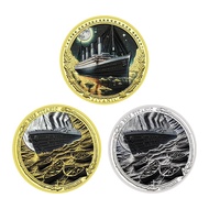 New British Titanic Commemorative Coin RMS Metallic Gold Plated Challenge Coin Collectible Holiday G