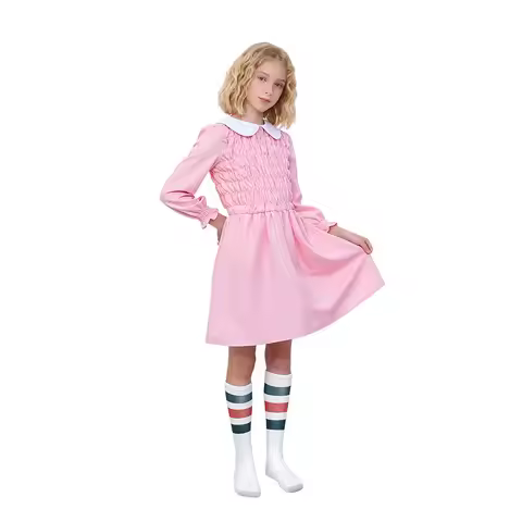 Halloween Carnival Party Dress Up Costumes, Stranger Eleven Cosplay things Eleven Dresses for Women 