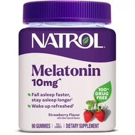 Viên nhai hỗ trợ giấc ngủ giúp ngủ ngon Natol Gummies Melatonin 90v