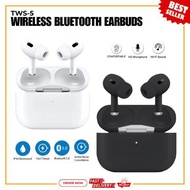 TWS 5 Bluetooth Earbuds V5.0 Wireless Headphones with Hi-Fi Bass Noise Reduction Earbuds Rechargeabl