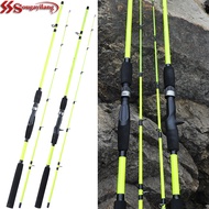 Sougayilang 2 Sections EVA Handle Fishing Rod 1.8m/5.9ft Spinning Casting Fiber Glass Fishing Rod