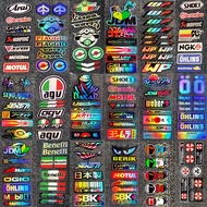 1 Set Reflective Motorcycle Side Strip Bike Helmet Sticker Car Vinyl Decal