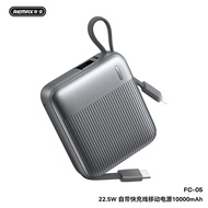 Pin sạc dự phòng REMAX FC-05 10000mAh USB-A / TypeC PD / TypeC cáp Out 22.5W LN 12W Thiết kế nhỏ gọn