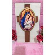 OUR LADY OF MOUNT CARMEL HANGING WALL DECOR 31CM/12 INCHES
