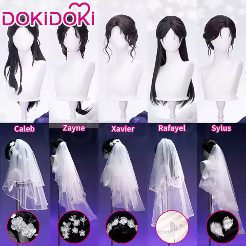 IN STOCK Sylus Rafayel Caleb Xavier Zayne Hunter MC Wig Game Love and Deepspace DokiDoki Wedding Wig