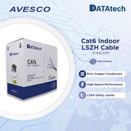 DATATECH | D-6LSZH CAT6 | UL LISTED UTP LSZH AWG24 4PR GREY | 305m | Avesco
