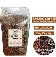 KAPENG BARAKO PREMIUM BLEND-BATANGAS COFFEE BEAN-GROUND-GOLDEN DARK ROAST AUTHENTIC KAPENG BARAKO ng
