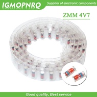 200PCS ZMM 4V7 LL34 SMD Zener diode package 1/2W 0.5w 4.7V Chip Zener diode