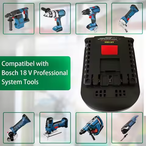 AR18BS Battery Adapter for Ridgid for AEG 18V Li-ion Battery Converter to for Bosch 18V GBA Cordless