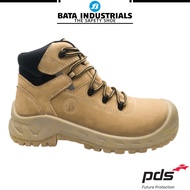 Bata Industrial Walkmates New TITAN 5 Nubuck Boot S3, Heat Resistant Outsole Safety Shoes (756-31136) - Brown