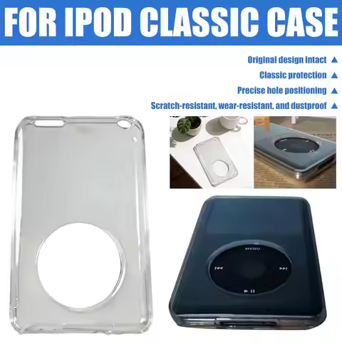 Clear PC Hard Case for Apple iPod Classic 80G/120G/160G/2 generation 30GTransparent Crystal Protecti