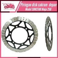 Sunstar 290MM Ninja 250 carburetor front disc disc, Ninja rr model