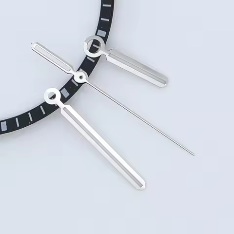 Silver Aiguille Royal Oak Watch Hands C3 Super Lumen for Seiko Mod NH35 36 Watch Parts Pointer Secon