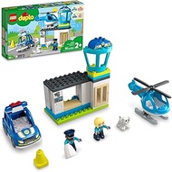 LEGO DUPLO Rescue Police Station & Helicopter 10959 Building Toy Playset; Police Car and Helicopter;