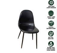 Ghế ăn Camilla LACASA bọc da Pu chân sắt sơn tĩnh điện. Nhập khẩu cao cấp hiện đại căn hộ chung cư