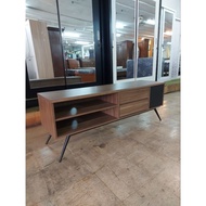 Meja TV Minimalis Kaki Besi 150 cm - Bufet - Buffet - Rak Serbaguna - Lemari Buku