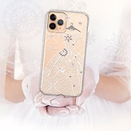 iPhone 11全系列 輕薄軍規防摔彩鑽手機殼-禮服(奢華版)