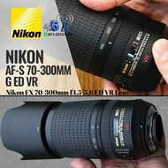 Nikon AF-S VR Zoom-NIKKOR 70-300mm f/4.5-5.6G IF-ED Lens (Used in Excellent Condition)  (9/10 condit