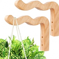 [in stock] Plant Hanger Solid wood coat hook Creative wooden coat and hat hook, plant hook, flower p