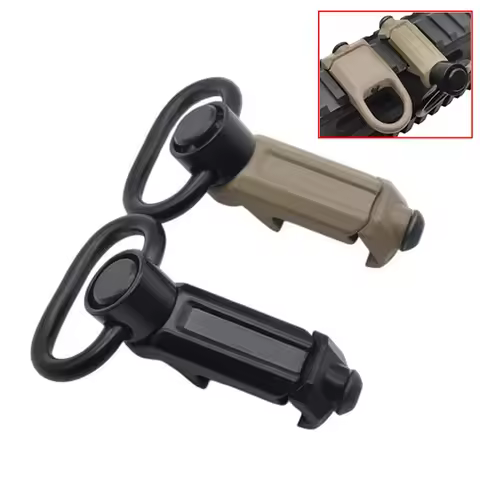 Tactical Quick Detach RSA GBB Buckle QD Sling Steel Mount Attachment Adapter Fit 20mm Rail Hunting T