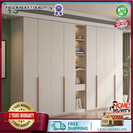 【Ready Stock】 Wardrobe Modular 18Mm Thick E0 Solid Plywood 2|3|4 Doors Wardrobe 12 Months Warranty