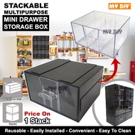 DIY Online4u - 1 Piece Stackable Multipurpose Mini Drawer Storage Box Portable Mini Drawer Organizer