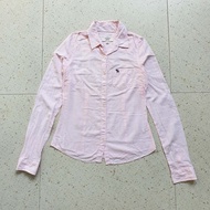KEMEJA Abercrombie & Flitch Women's Long Shirt / Size S - Chest Size 44 cm Used/ - Second - Preloved