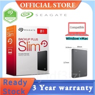 【Gutana】 ☈ 【Local Shop】Seagate 2TB 1TB Hard Drive Backup Plus Slim External HDD USB 3.0