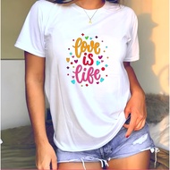 Adult women's moitf t-shirt adult women's patterned t-shirt top women's distro t-shirt/ size M, L, X