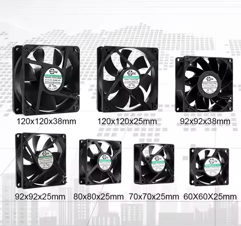 SXDOOL EC Fan Dual Ball 60mm 70mm 80mm 90mm 120mm EC Brushless Fan 110V 115V 120V 220V 240V Axial Fa