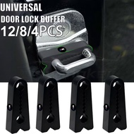 [Ready Stock] 12/8/4PCS BMW M Car Door Lock Shock Absorber Pad Silicone Bumper Strip Door Lock Buckl