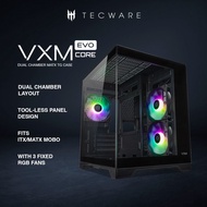 Tecware VXM EVO CORE BLACK MICRO ATX MINI TOWER PC CASE CASING GAMING CHASSIS