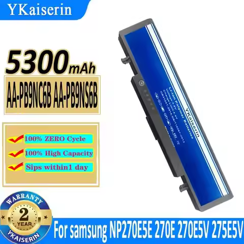Laptop Battery AA-PB9NC6B AA-PB9NS6B 5300mAh For Samsung R580 R540 R519 R525 R430 R530 RV511 RV411 R