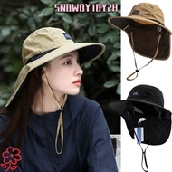 SNOWOY1OY2H Hiking Hats, Quick-Drying Bucket Hat Fisherman Hat, Sun-Shade Sunscreen Cap Wide Brim Su
