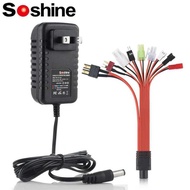 Soshine 4.8V 7.2V 8.4V 9.6V NiMH/NiCD, RC Car Charger for Traxxas 2.4V-12V NiMH/NiCD Battery Pack