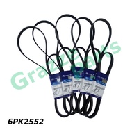 Kia Hyundai Fan Belt 6PK2552 for Kia Hyundai Sonata 7 Yf 12' Optima K5 11'