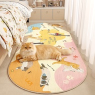 Dopamine Cute Girls Bedroom Carpet Blue