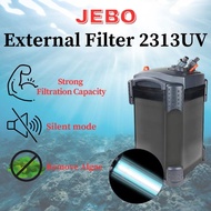 JEBO External Filter 2313UV - Include UV Light - For 80-100cm Aquarium - Slient Mode Filter