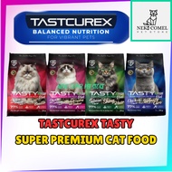 Tastcurex Tasty Super Premium MOS Plus Cat Food 2kg / Weight Booster / Shinny Hair / Urinary