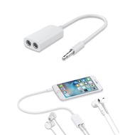 Aux Audio Splitter Cable 2 in 1 Jack 3.5mm - Aux Splitter Male to 2 Female