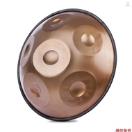 Portable Handpan Hand Pan Hand Drum C-Key 6 Notes(A3 C4 D4 E4 F4 G4) Percussion Instrument with Carr